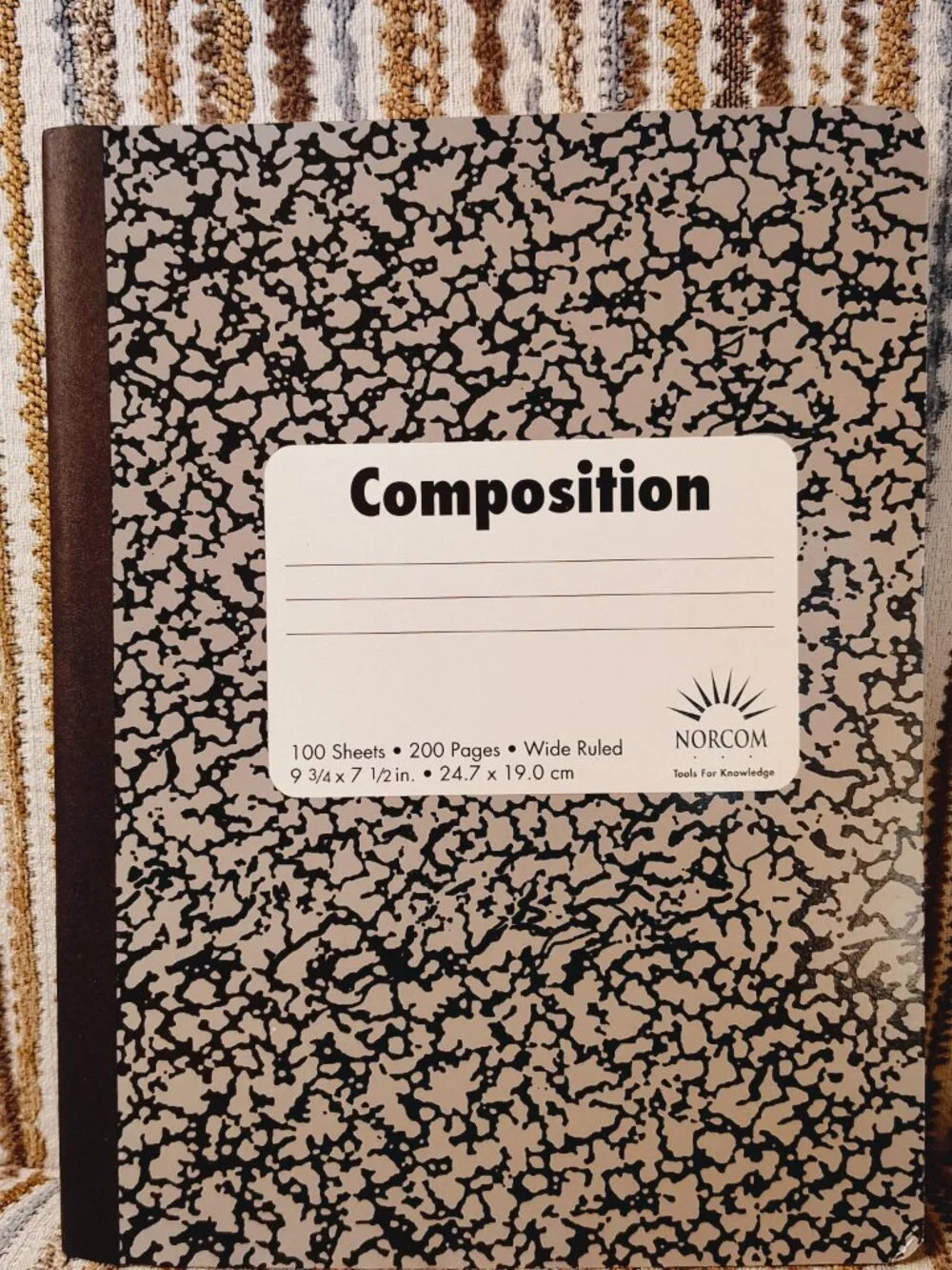 Lot Of 3 Composition Books Wide Ruled 100 Sheets 9.75
